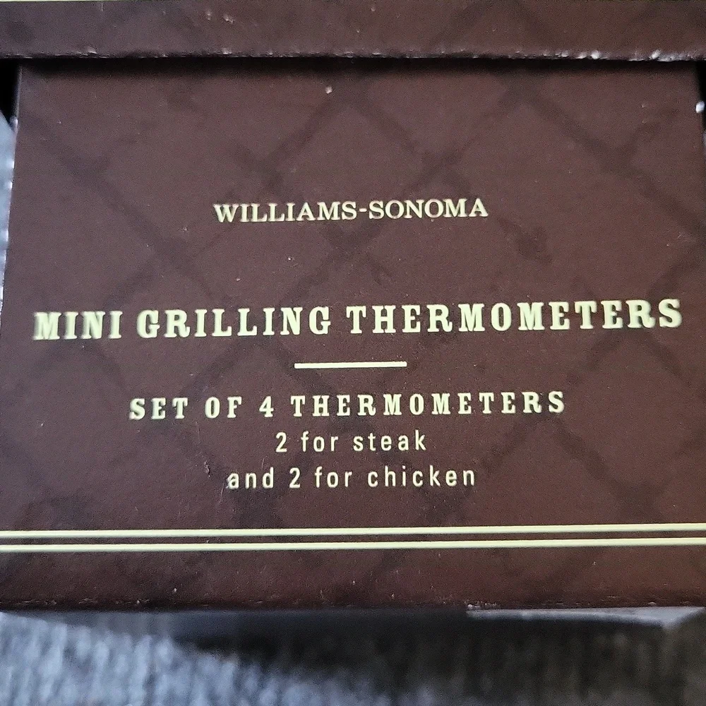Williams-Sonoma Mini Grill Thermometers - NIB